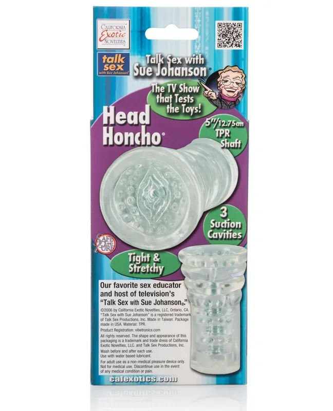 Sue Johanson Head Honcho – Clear