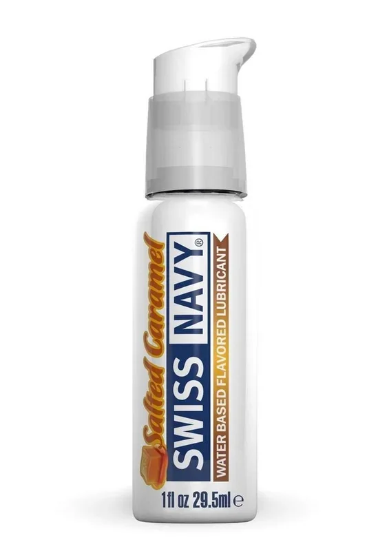 Swiss Navy Flavor Lubricant 1oz/30ml -Salted Caramel