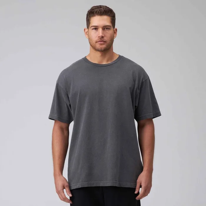 Talentless Drop Shoulder Tee Steel Grey