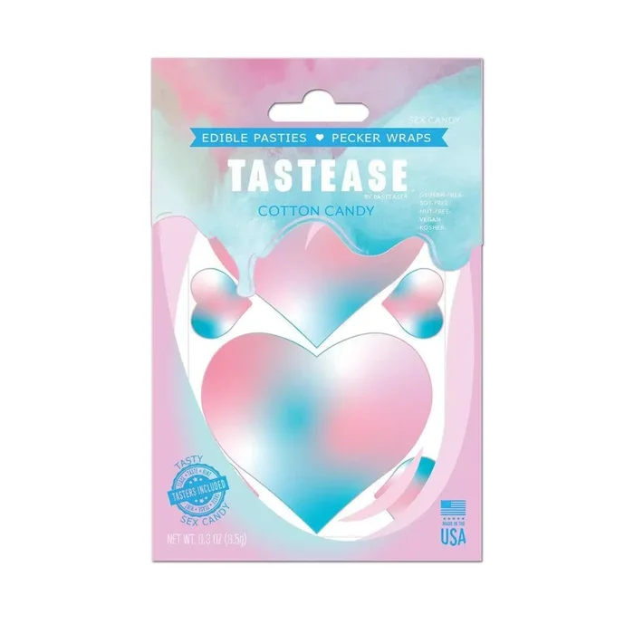 Tastease by Pastease Cotton Candy Edible Pasties & Pecker Wraps