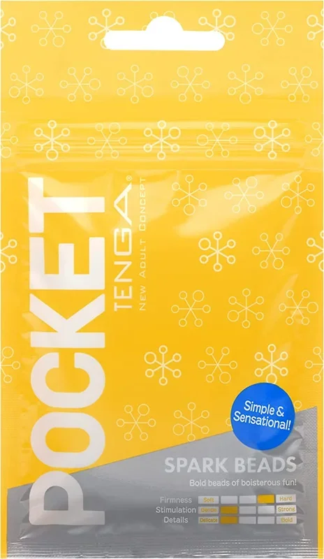 TENGA POCKET SLEEVE – SPARK BEADS