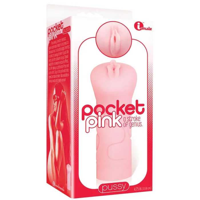 The 9’s Pocket Pink Mini Masturbator-Pussy