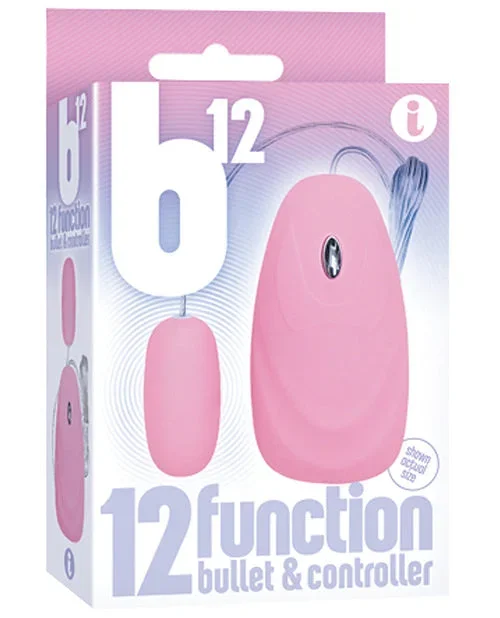 The 9s B12 Bullet Pink Waterproof Vibrator With Remote