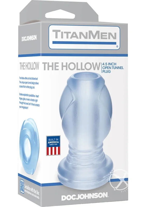 Titanmen The Hollow Open Tunnel Anal Plug