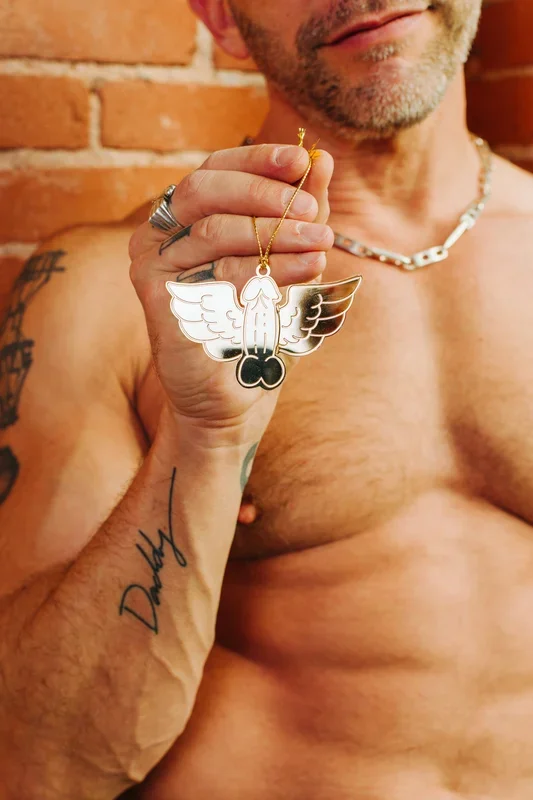 Tom of Finland Holiday 2022 Holiday Ornament – Gold