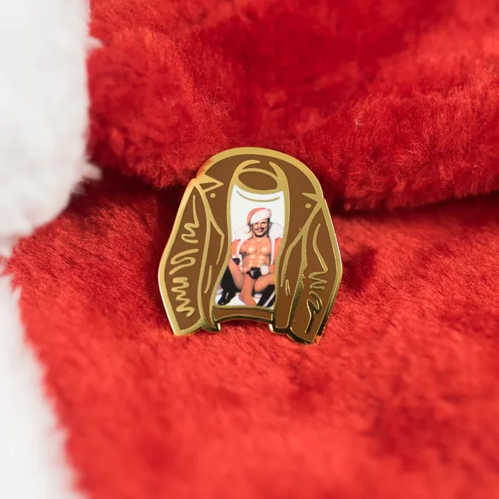 Tom of Finland Santa Enamel Pin by Gaypin’