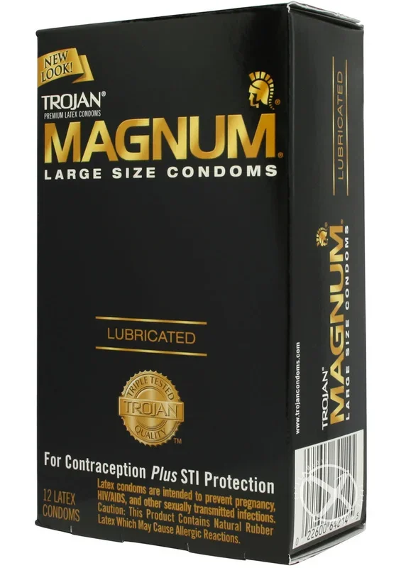Trojan Condom Magnum Large Size Lubricate