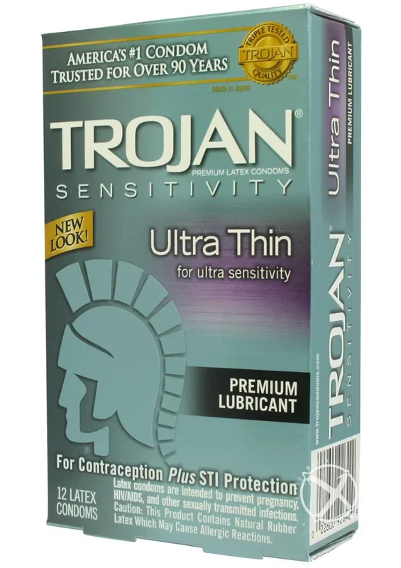 Trojan Condom Sensitivity Ultra Thin Lube