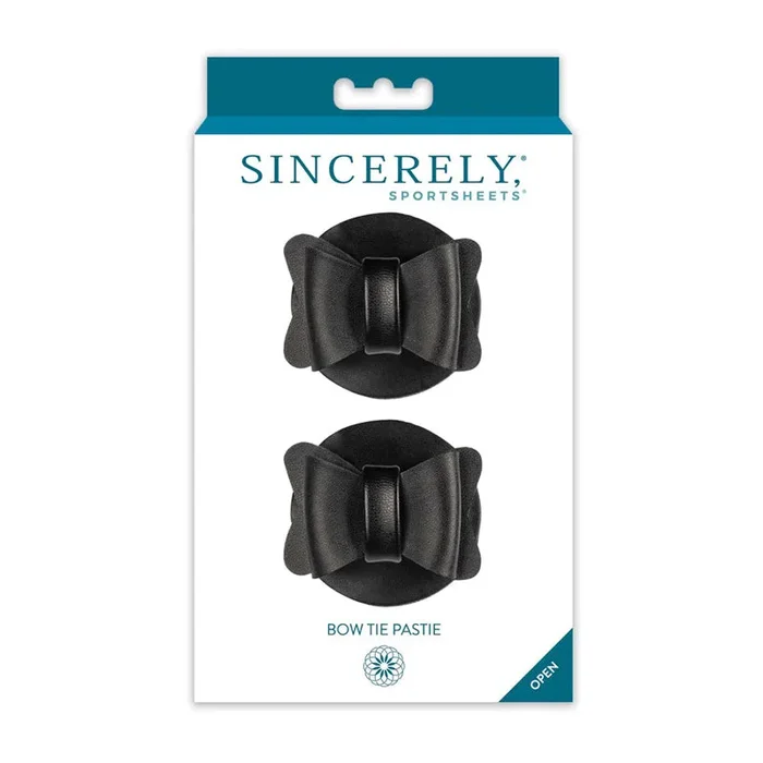 Truly, Sportsheets Bow Tie Pasties Black
