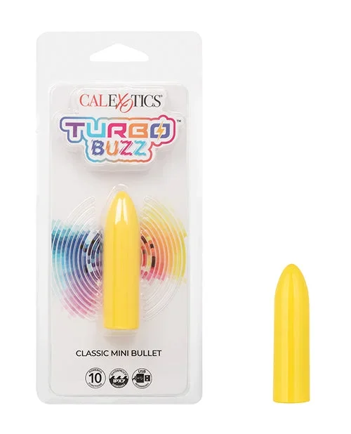 Turbo Buzz Classic Mini Bullet Stimulator – Yellow