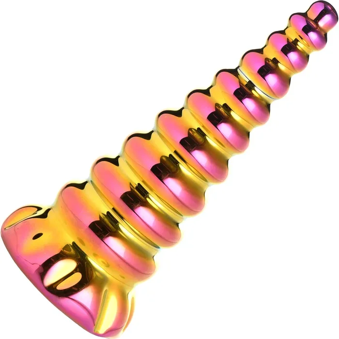 Twilight 6.25 ” Rainbow Glass Dildo By Creature Cocks