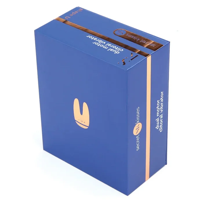 Undercover Kisses Dual Motor Clitoral Vibrator-Blue