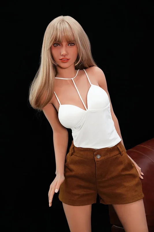 US Stock – Dolls Castle Arianne 5ft34/ 163cm E#DC08 Head TPE Small Boobs Blonde Love Doll