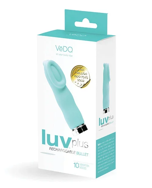 VeDO Luv Plus Rechargeable Vibe – Tease Me Turquoise