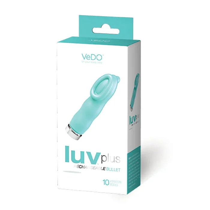 VeDO Luvplus Rechargeable Vibe – Tease Me Turquoise