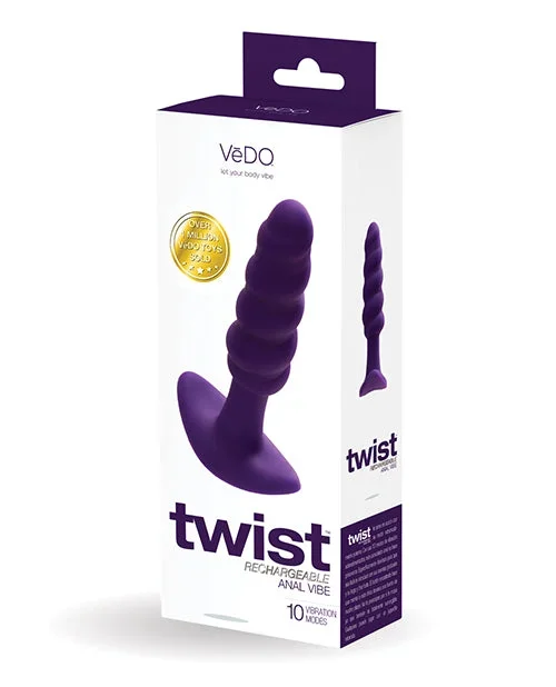 VeDO Twist Rechargeable Anal Plug – Purple