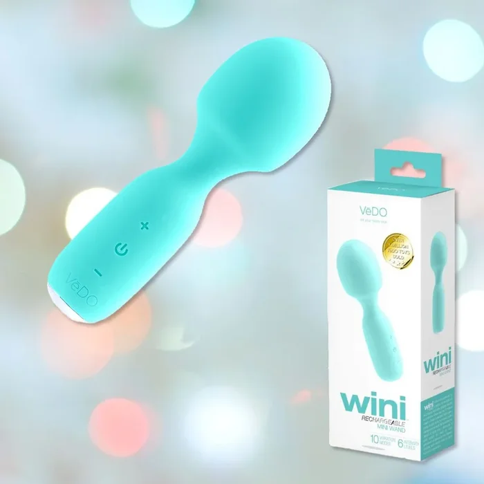 VeDO WINI Mini Vibrator Wand – Turquoise
