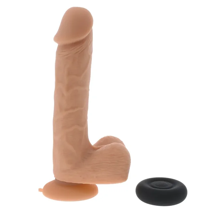 Vibrating and Rotating Remote Controlled Dildo with Balls – Sylvester