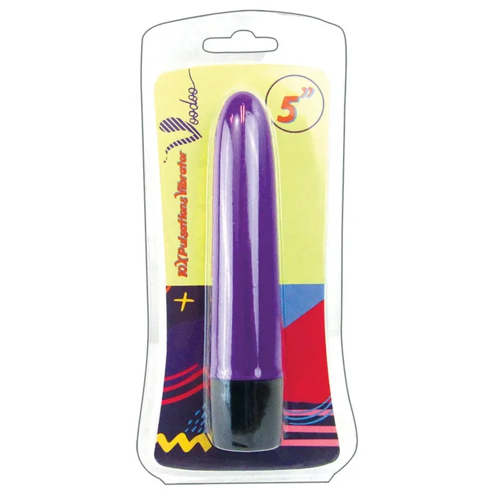 Voodoo 10X Pulsations Vibrator-Purple 5 “
