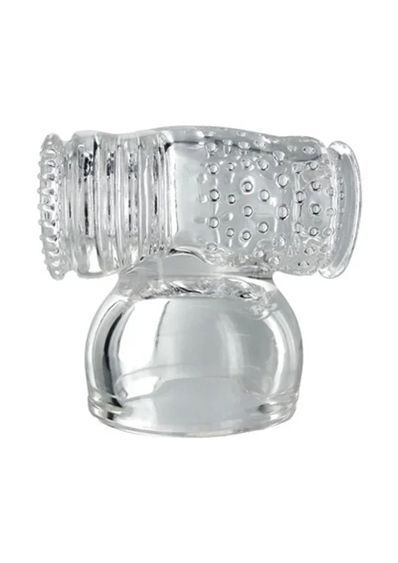 Wand Essentials Hummingbird Masturbator Attachment Clear Stimulating