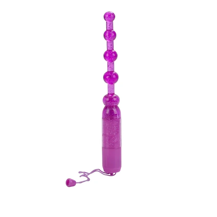 Waterproof Vibrating Pleasure Beads – Purple