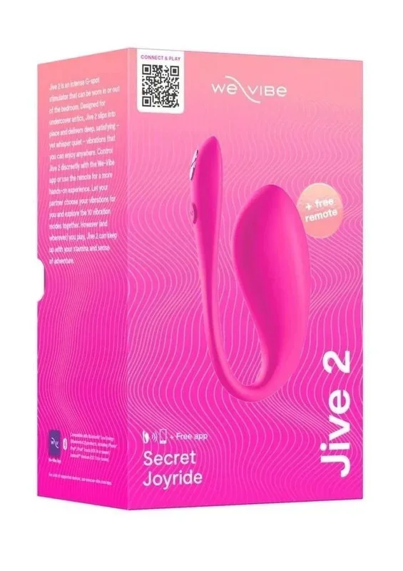 We-Vibration Jive 2 Silicone Rechargeable Wear G-Spot Vibrator with Remote Control