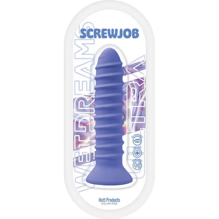 Wet Dreams Screwjob Screw Shape Vibe – 10-Mode Waterproof Vibrator