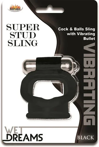 Wet Dreams Super Stud Sling – Black-Market