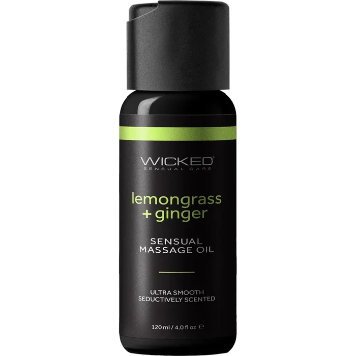 Wicked Lemongrass + Ginger Sensual Massage Oil 4 fl oz