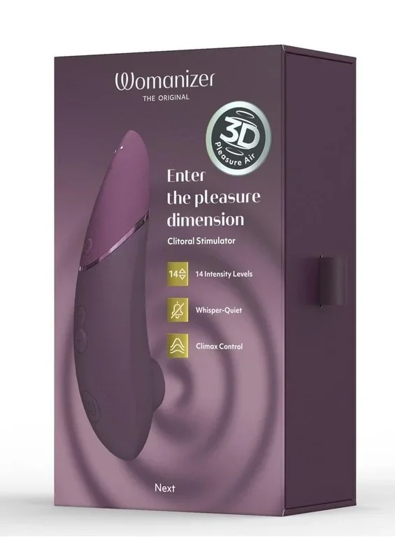 Womanizer Next Rechargeable Silicone Clitoral Stimulator – Dark