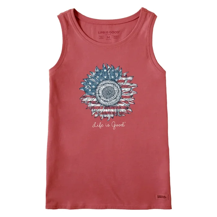 Women’s American Sunflower Crusher Tank
