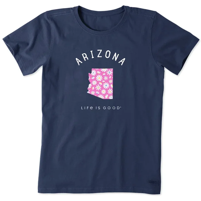 Women’s Arizona Daisies Short Sleeve Crusher Tee