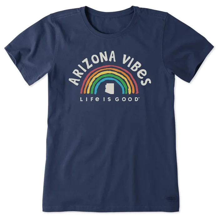 Women’s Arizona Rainbow Vibes Short Sleeve Crusher Tee