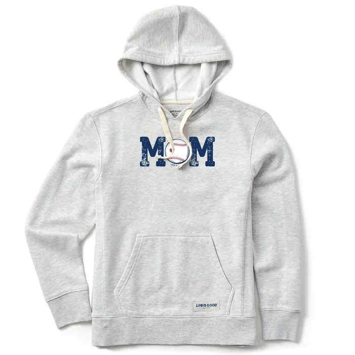Women’s Baseball Mom Simply True Fleece Hoodie