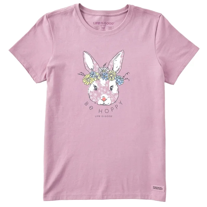 Women’s Be Hoppy Flower Crown Short Sleeve Crusher Tee