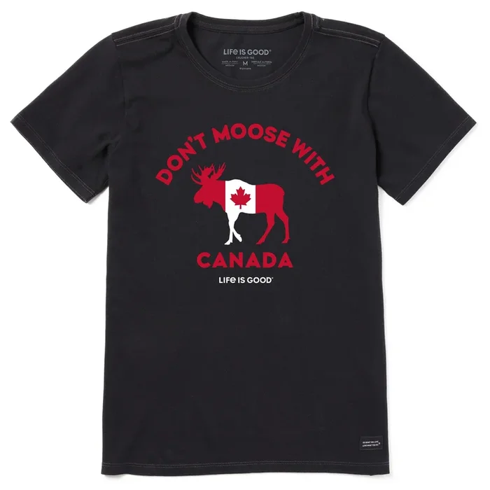 Women’s Don’t Moose With Canada Short Sleeve Tee