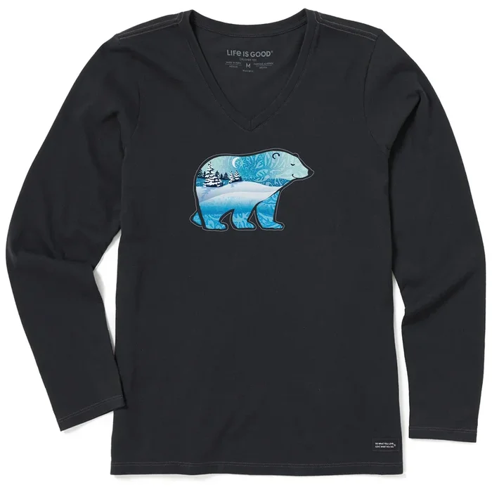 Women’s Winter Polarscape Long Sleeve Crusher Vee