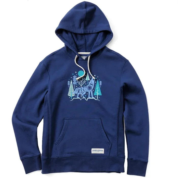 Women’s Winter Wolf Simply True Fleece Hoodie