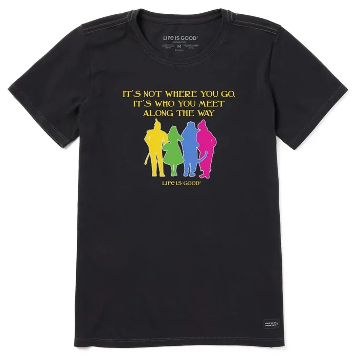 Women’s Wizard of Oz Who You Meet Along The Way Short Sleeve Tee