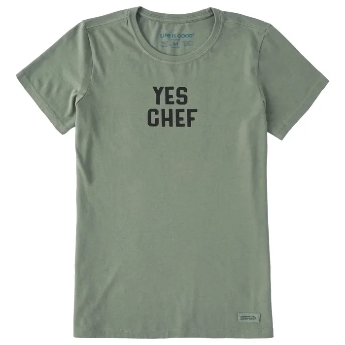 Women’s Yes Chef Short Sleeve Crusher Tee