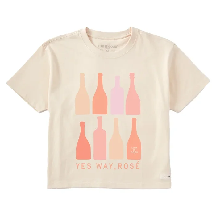 Women’s Yes Way Rose Short Sleeve Crusher Boxy Tee