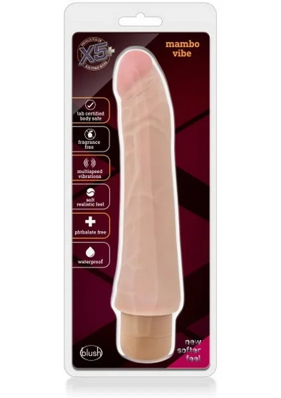 X5 Plus Mambo Vibe Vibrating Dildo