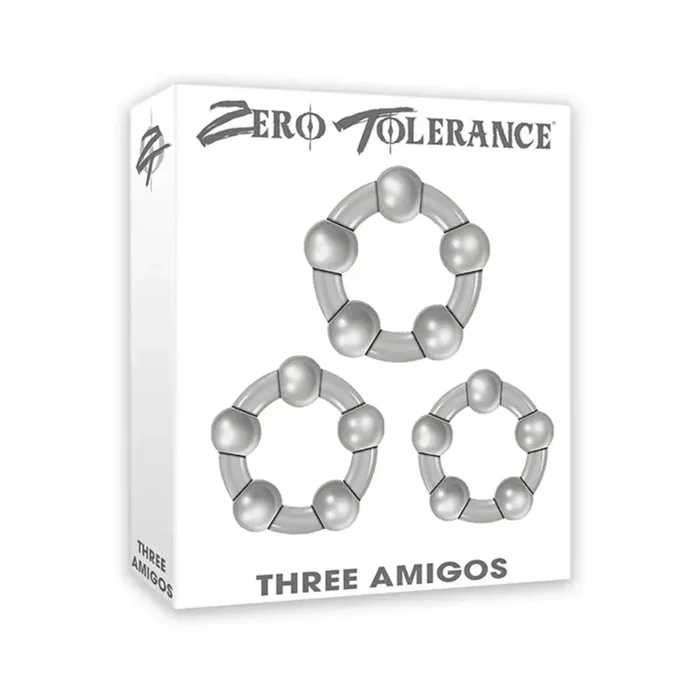 Zero Tolerance Three Amigos 3-Piece Cockring Set