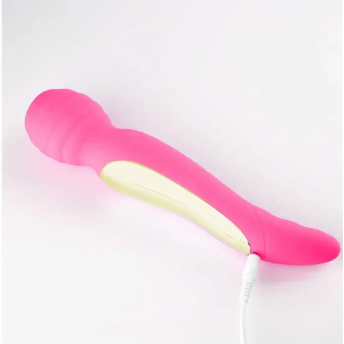 Zoe Twisty Dual Vibrating Pleasure Wand – Pink