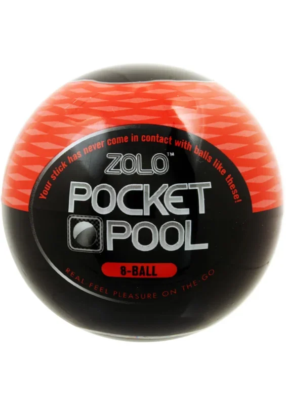 ZOLO Pocket Pool 8-Ball Realistic Pleasure Sleeve Male Masturbator